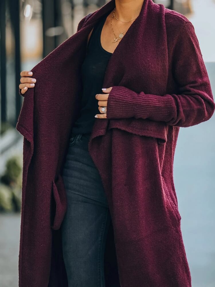 Cardigan Alongado Ponto Aberto Sylvestre - Vista Ladies