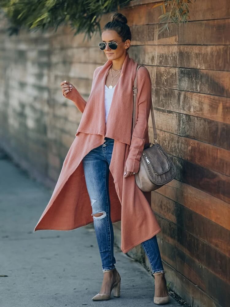 Cardigan Alongado Ponto Aberto Sylvestre - Vista Ladies