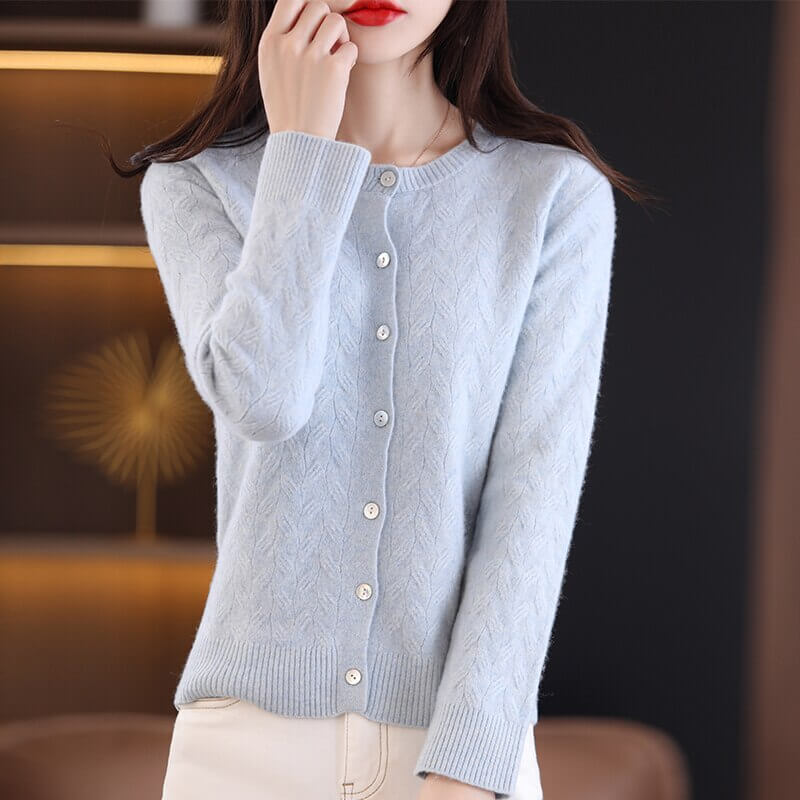 Cardigan Casual de Lã Savan - Vista Ladies