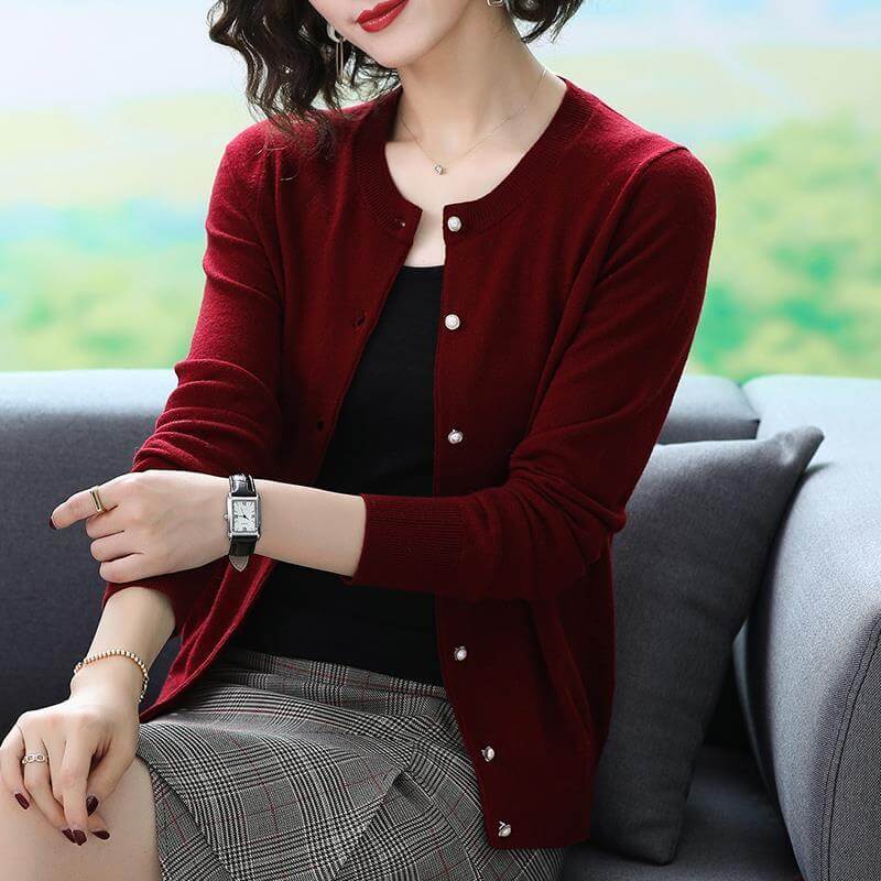 Cardigan Casual Soie - Vista Ladies