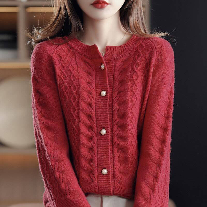 Cardigan Casual Vintage Glace - Vista Ladies