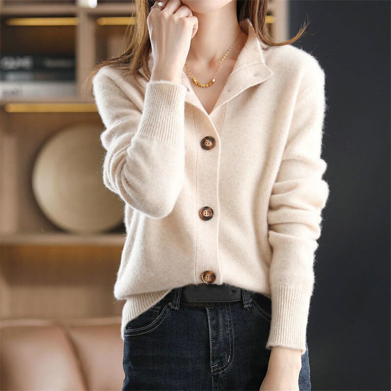 Cardigan com Botões Figuier - Vista Ladies