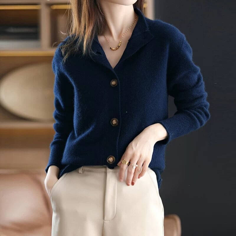 Cardigan com Botões Figuier - Vista Ladies