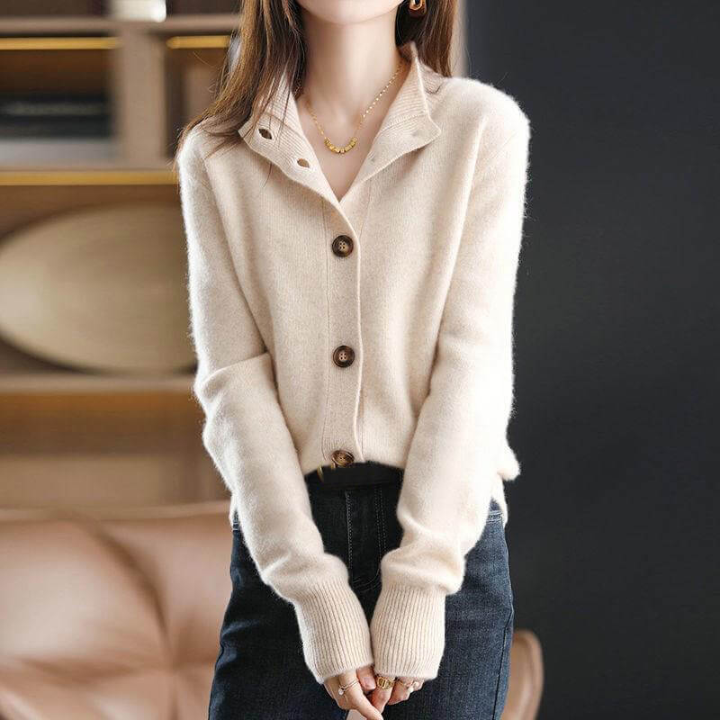 Cardigan com Botões Figuier - Vista Ladies