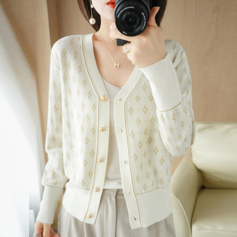 Cardigan Curto Cerisier - Vista Ladies