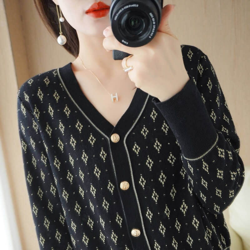 Cardigan Curto Cerisier - Vista Ladies