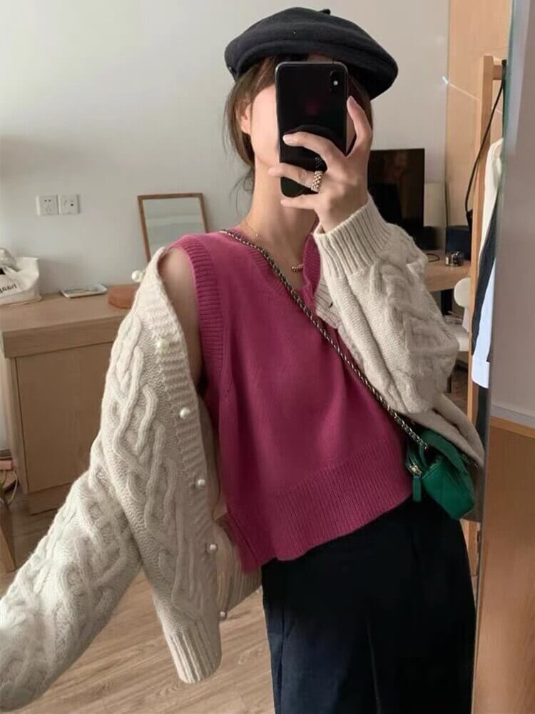 Cardigan Curto Pommier - Vista Ladies