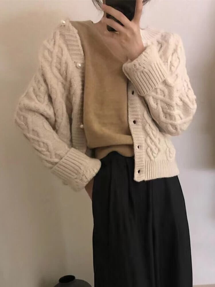 Cardigan Curto Pommier - Vista Ladies