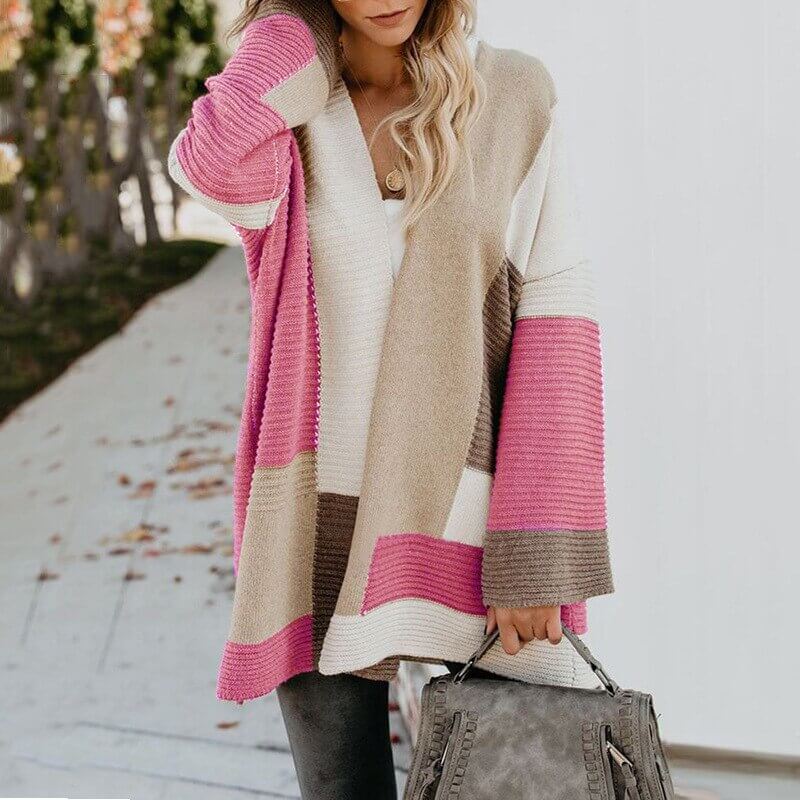 Cardigan de Lã Ponto Aberto Amandier - Vista Ladies
