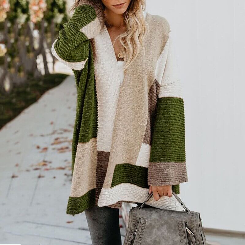 Cardigan de Lã Ponto Aberto Amandier - Vista Ladies