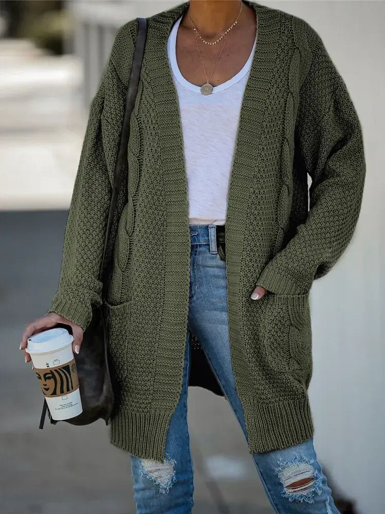 Cardigan de Tricot Alongado Tilleaul - Vista Ladies