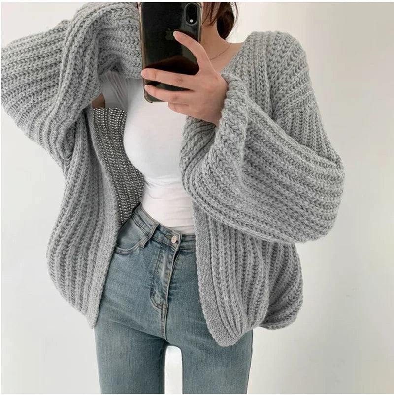 Cardigan de Tricot Ponto Aberto Castries - Vista Ladies