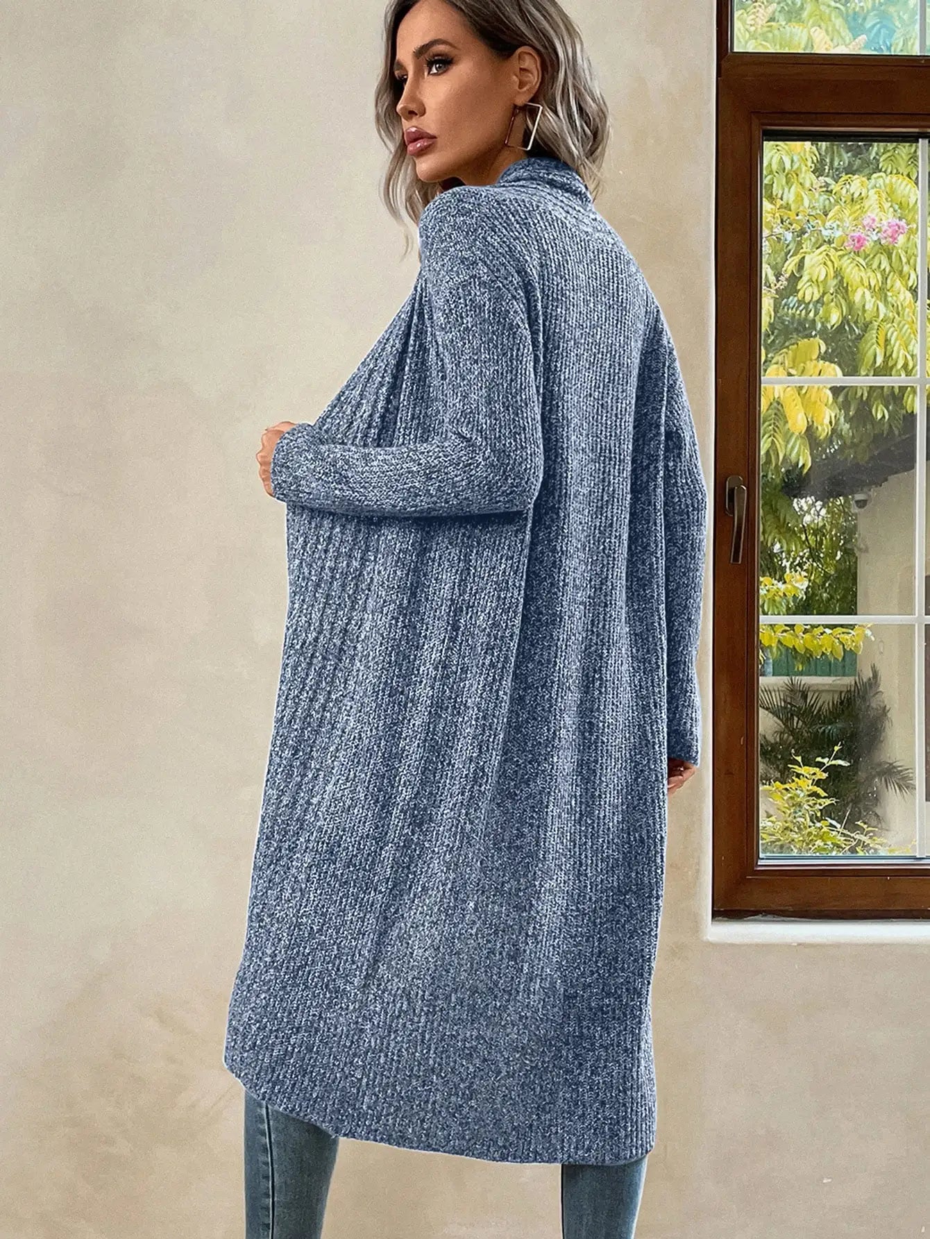 Cardigan Longo Ponto Aberto Malé - Vista Ladies