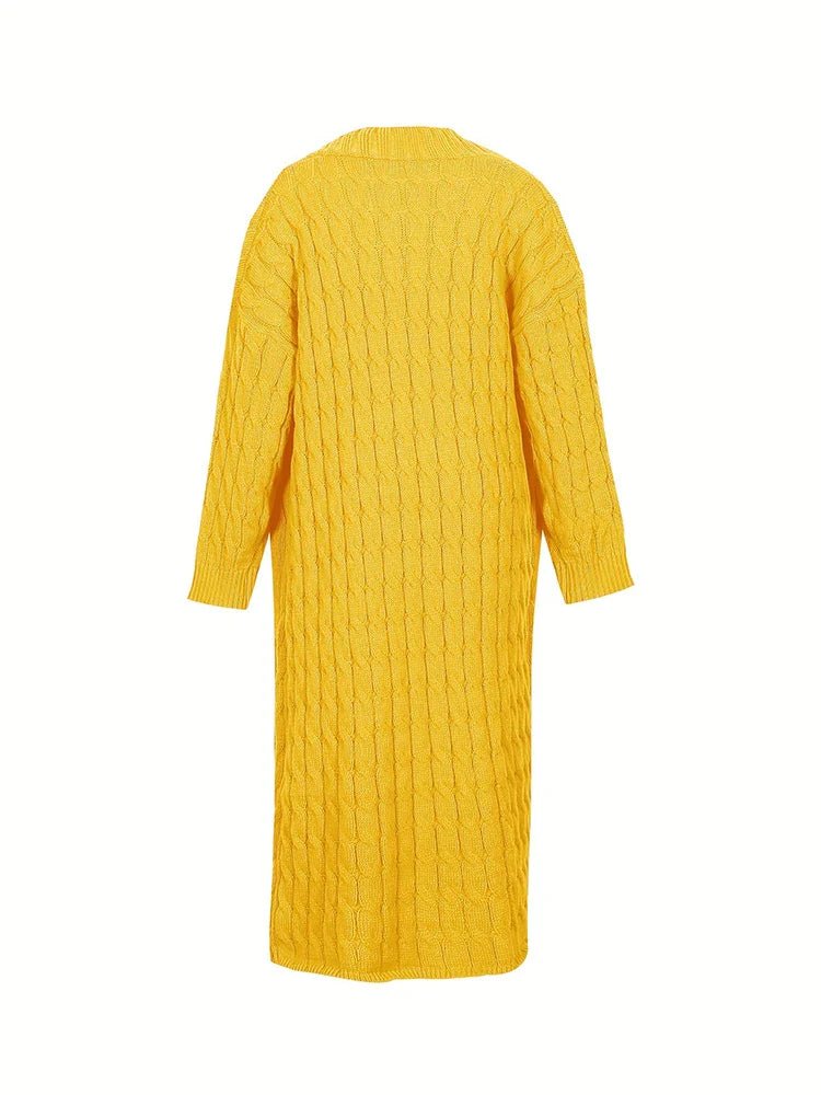 Cardigan Longo Ponto Aberto Roseau - Vista Ladies