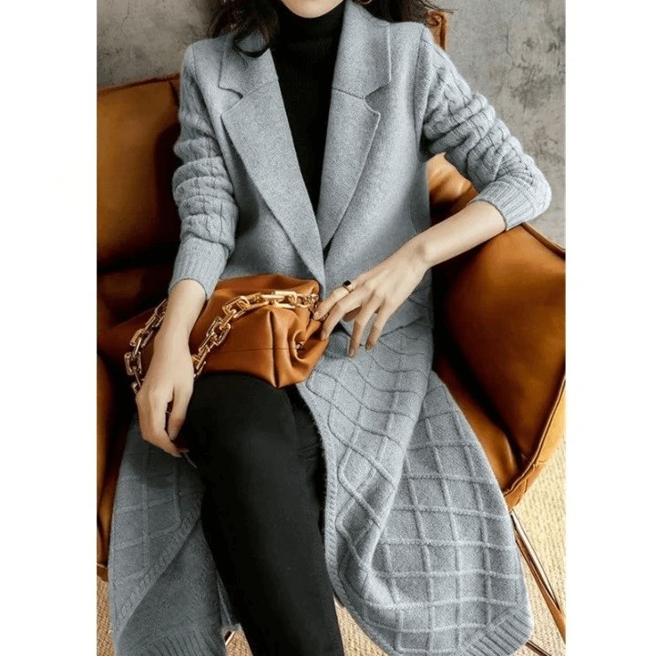 Cardigan Longo Ponto Aberto Tamale - Vista Ladies