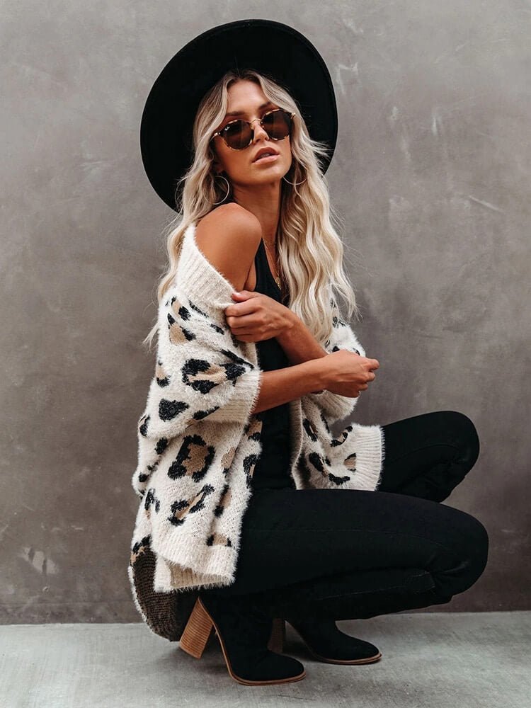 Cardigan Oversized Ponto Aberto Saule - Vista Ladies