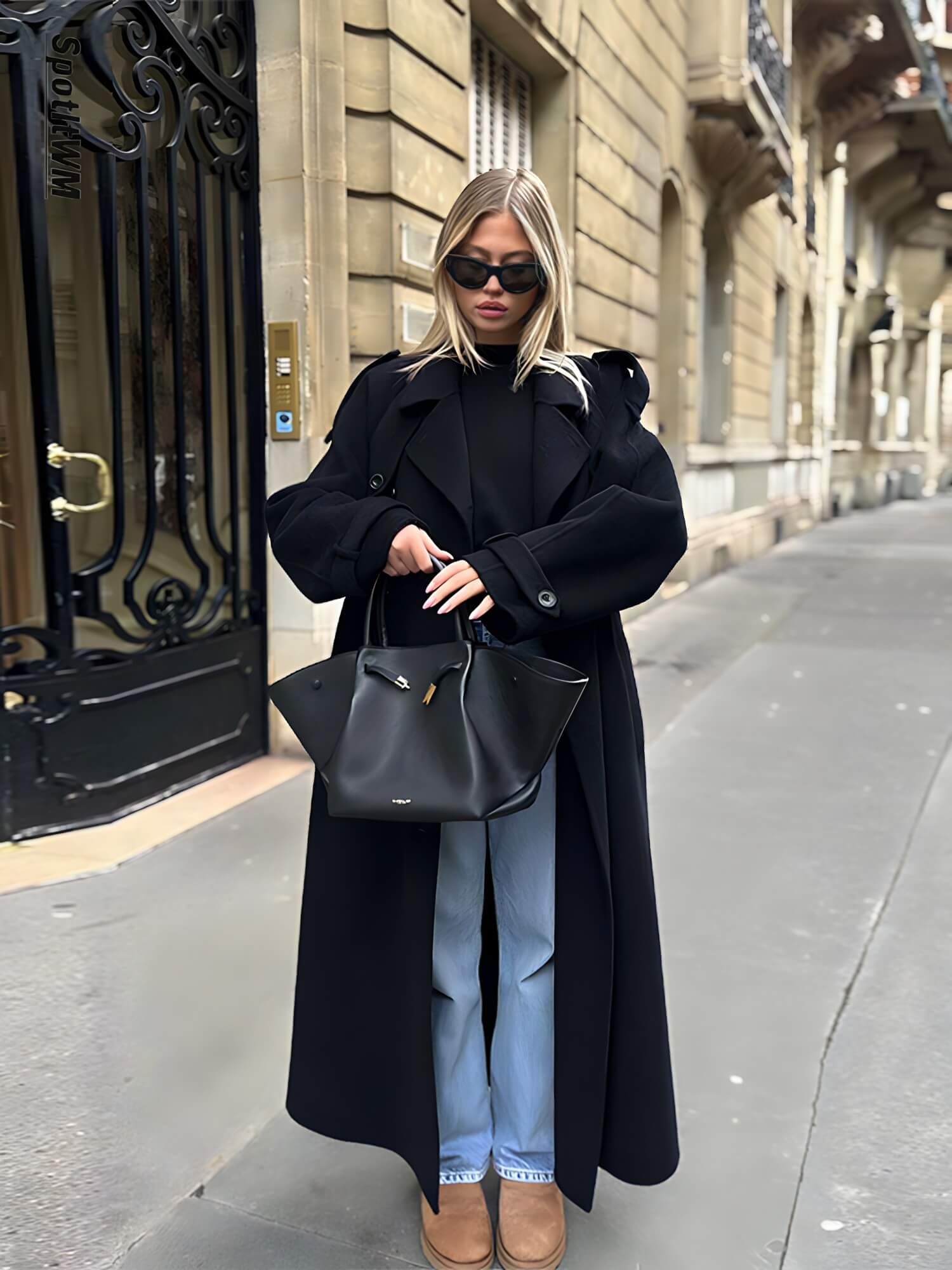 Casaco Feminino Longo de Lã Batida Elowen - Vista Ladies