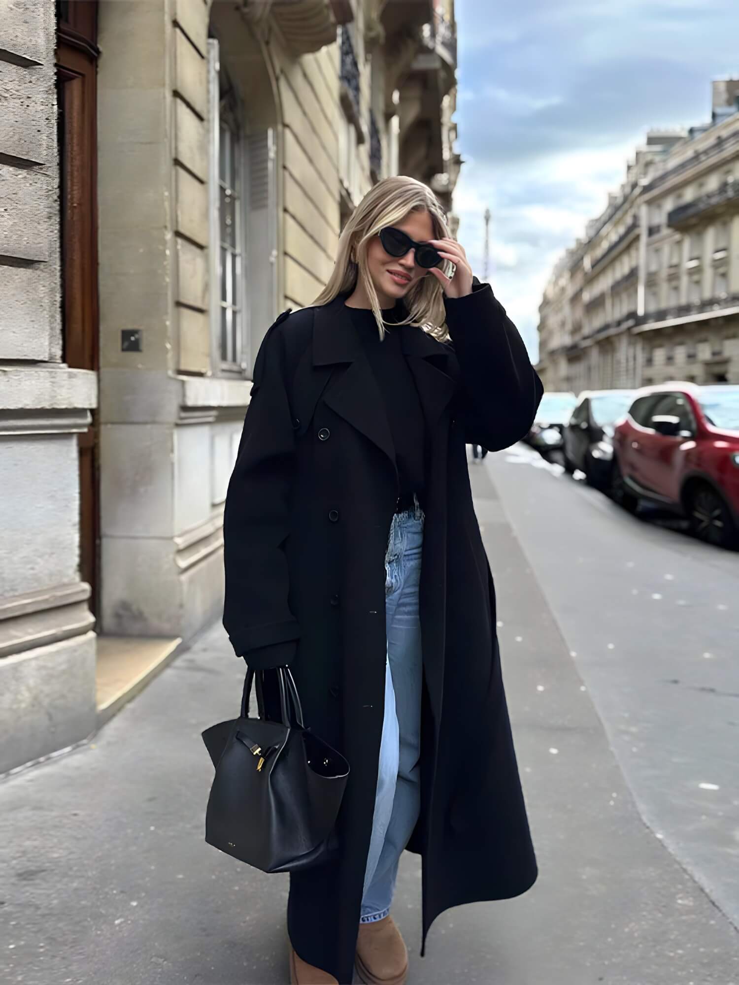 Casaco Feminino Longo de Lã Batida Elowen - Vista Ladies