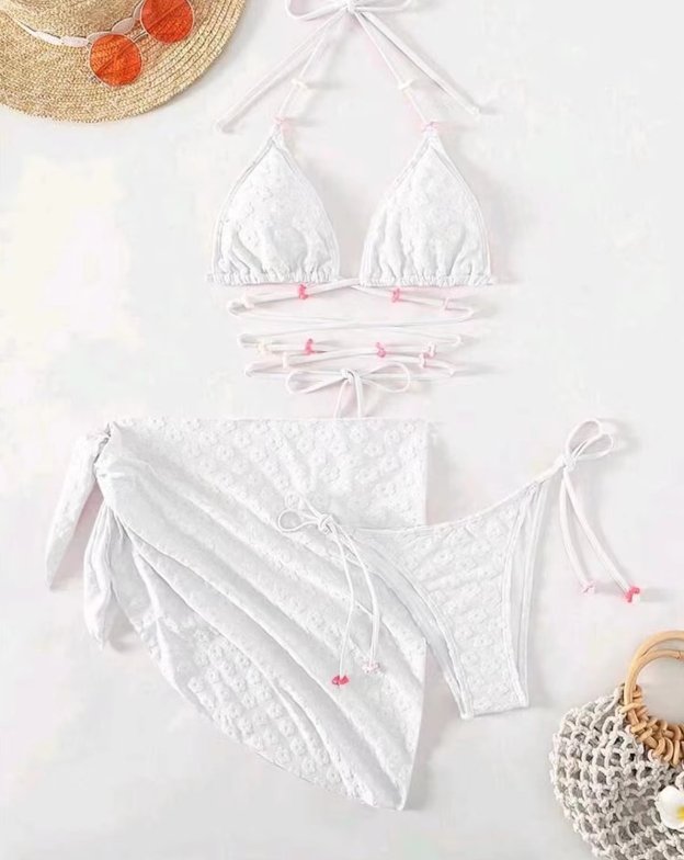 Conjunto de 3 Peças de Biquíni Lulu - Vista Ladies