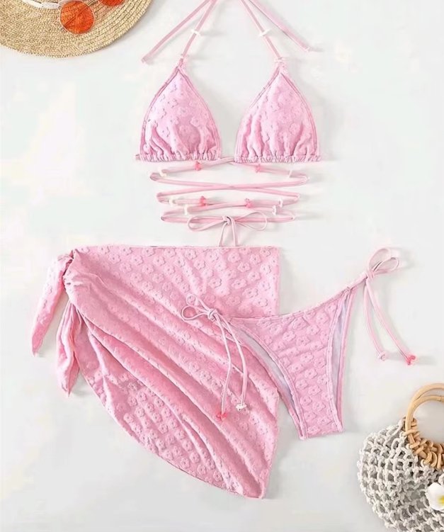 Conjunto de 3 Peças de Biquíni Lulu - Vista Ladies