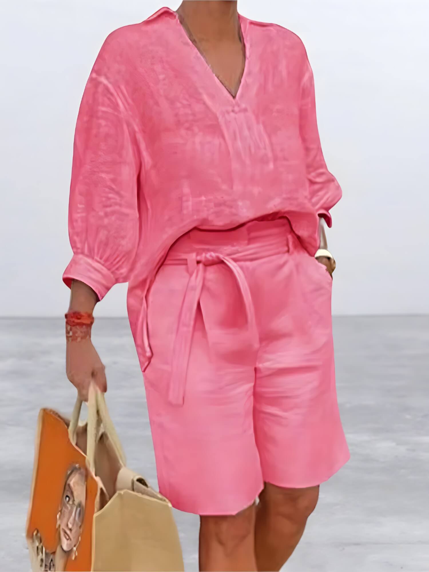 Conjunto de Linho Durban - Ziora