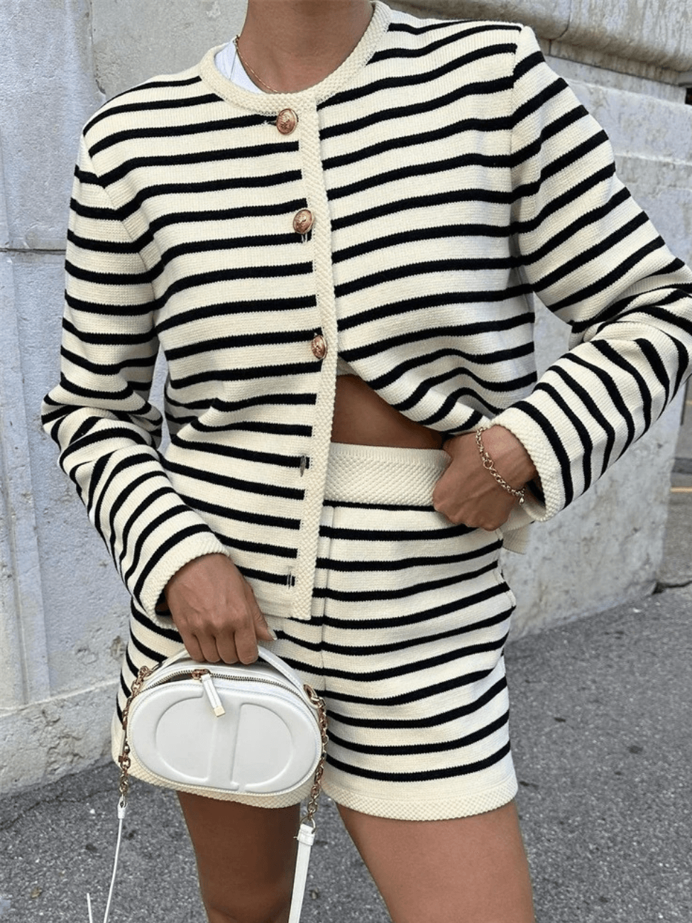 Conjunto Listrado Melinda - Ziora