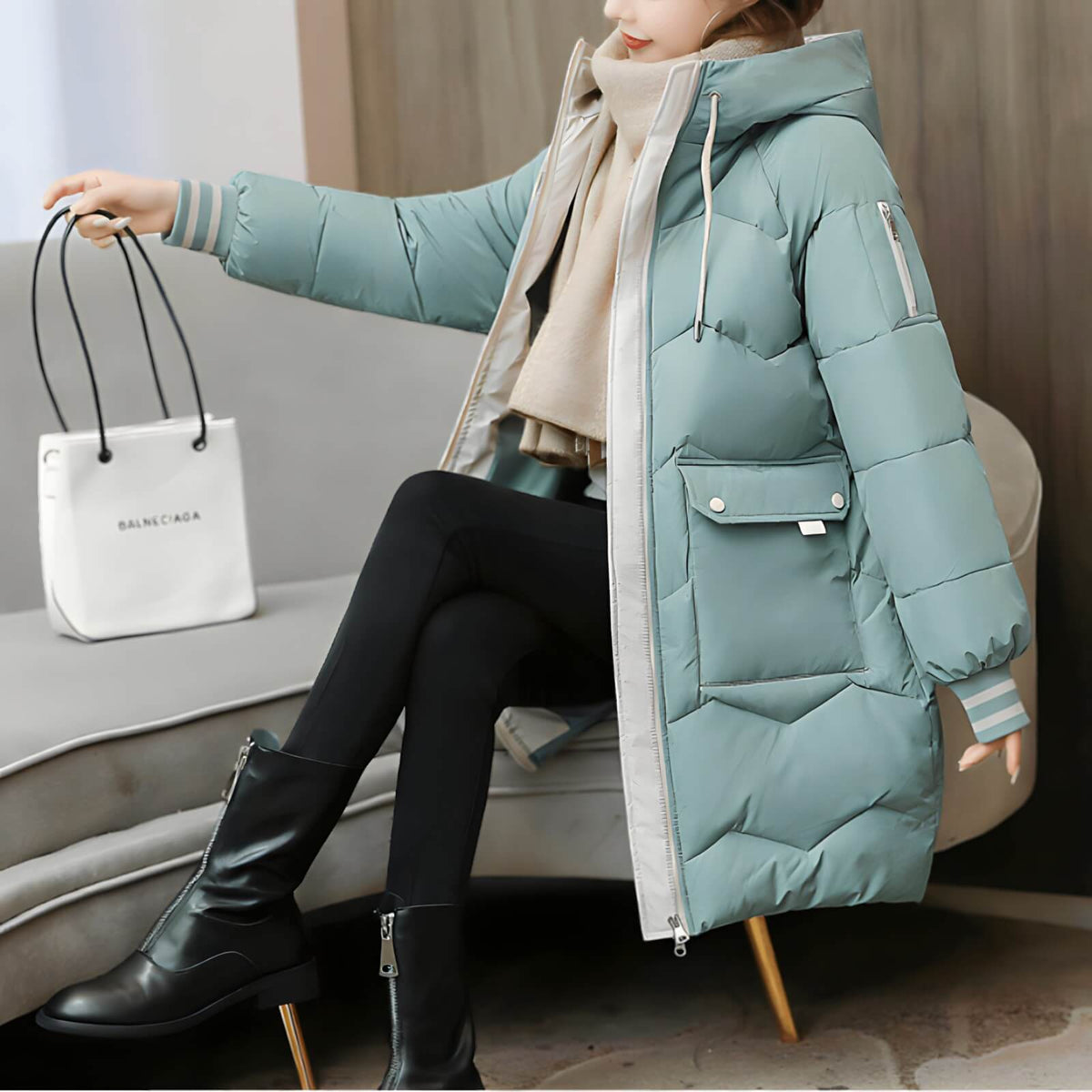 Jaqueta Feminina Puffer de Parka Joelle - Vista Ladies