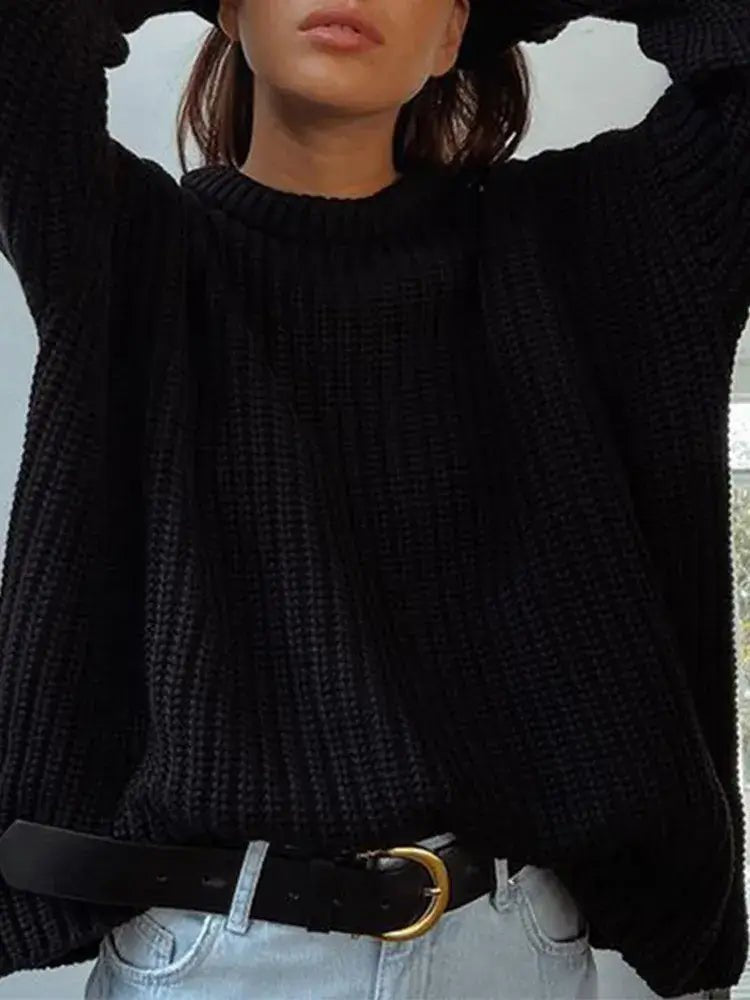 Suéter Feminino de Tricot Oversized Rodoalita - Vista Ladies