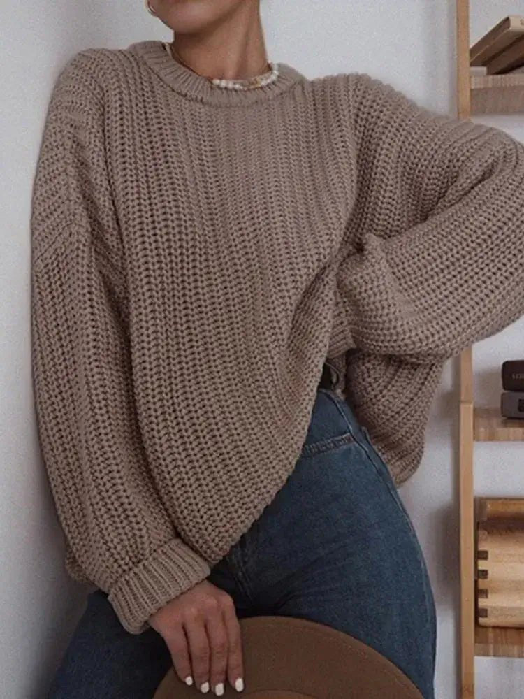 Suéter Feminino de Tricot Oversized Rodoalita - Vista Ladies