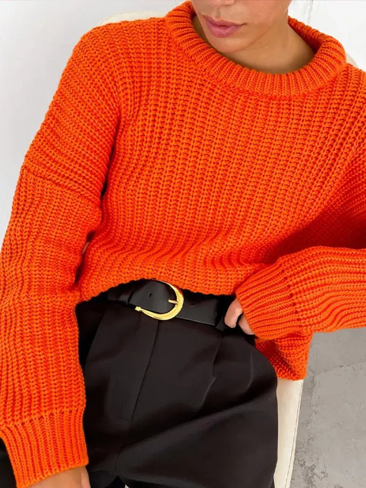 Suéter Feminino de Tricot Oversized Rodoalita - Vista Ladies