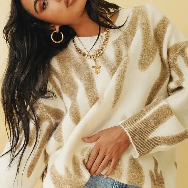 Suéter Feminino Oversized Selenia - Vista Ladies