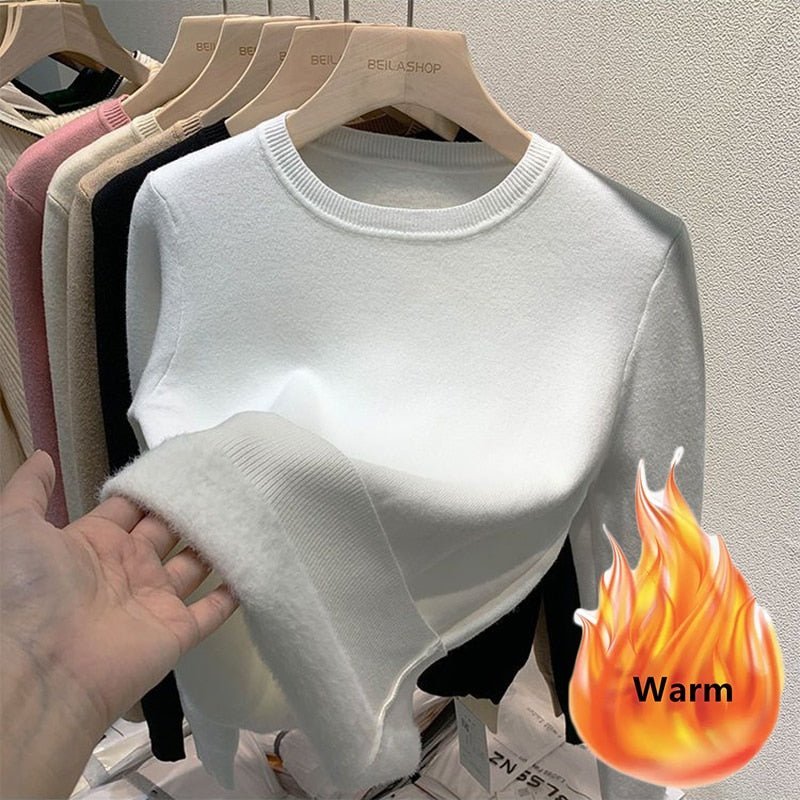 Sweater Peluciado Térmica - Vista Ladies