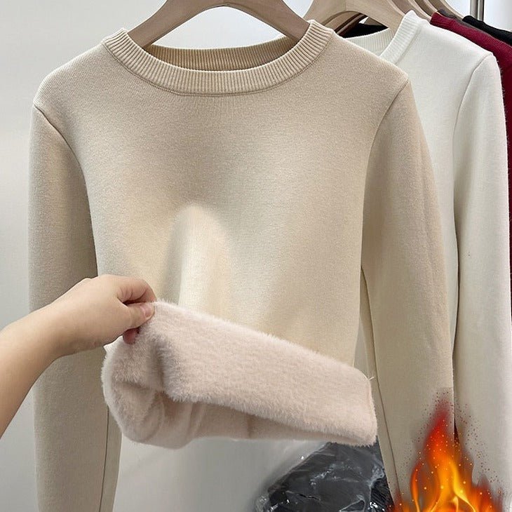 Sweater Peluciado Térmica - Vista Ladies