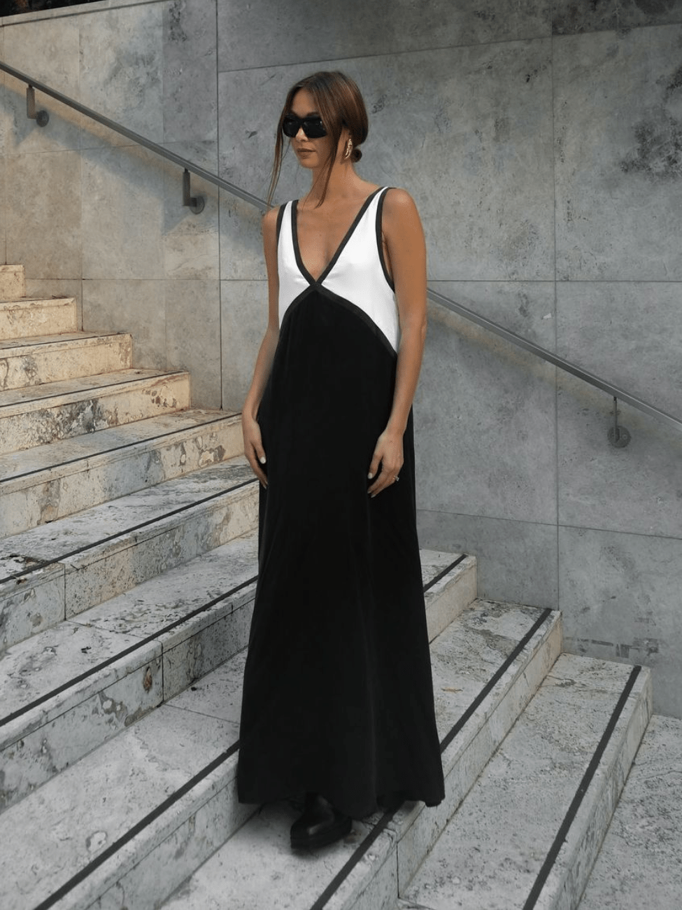 Vestido Decote V Luise - Ziora