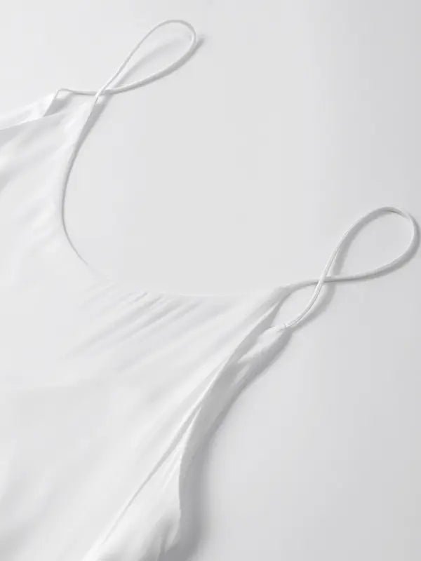 Vestido Longo Branco Marfim Martina - Ziora