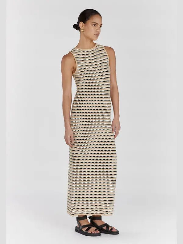 Vestido Midi Long em Tricô Fernanda - Ziora