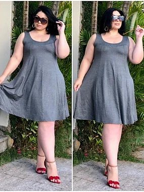 Vestido Regata Gode Plus Size GG: Conforto e Estilo em Um Só Look - Innovare