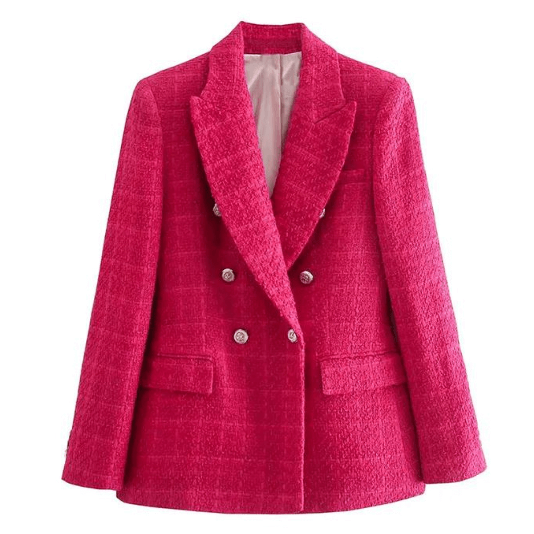 Blazer Feminino Casual de Lã Elegance