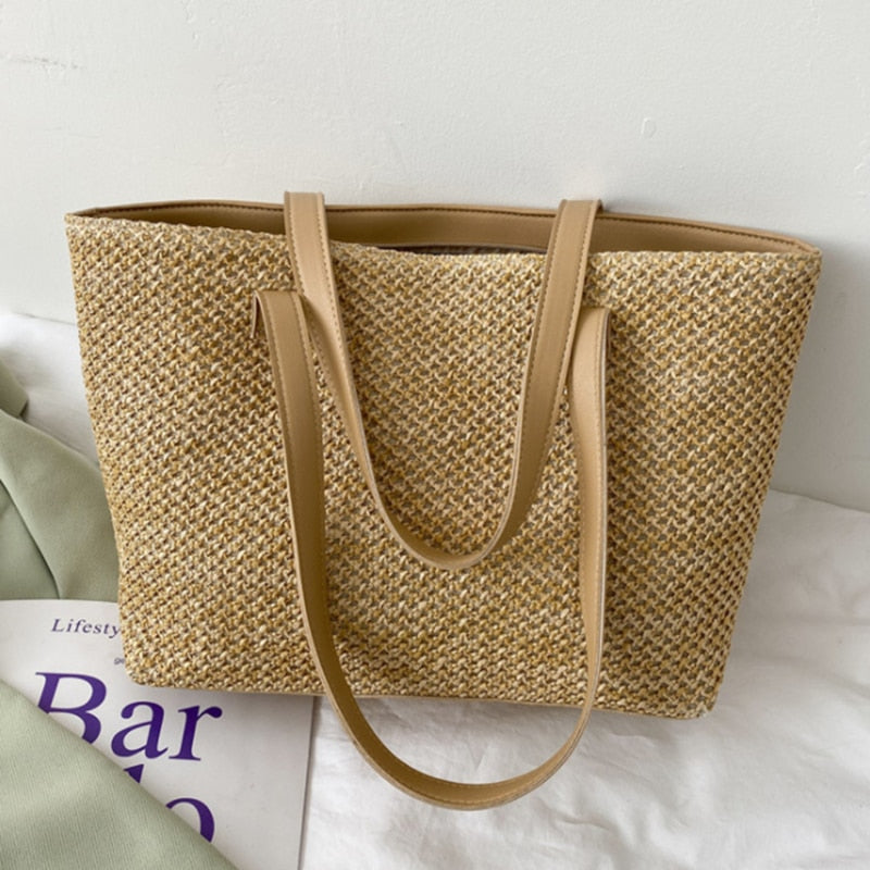 Bolsa de Palha Look