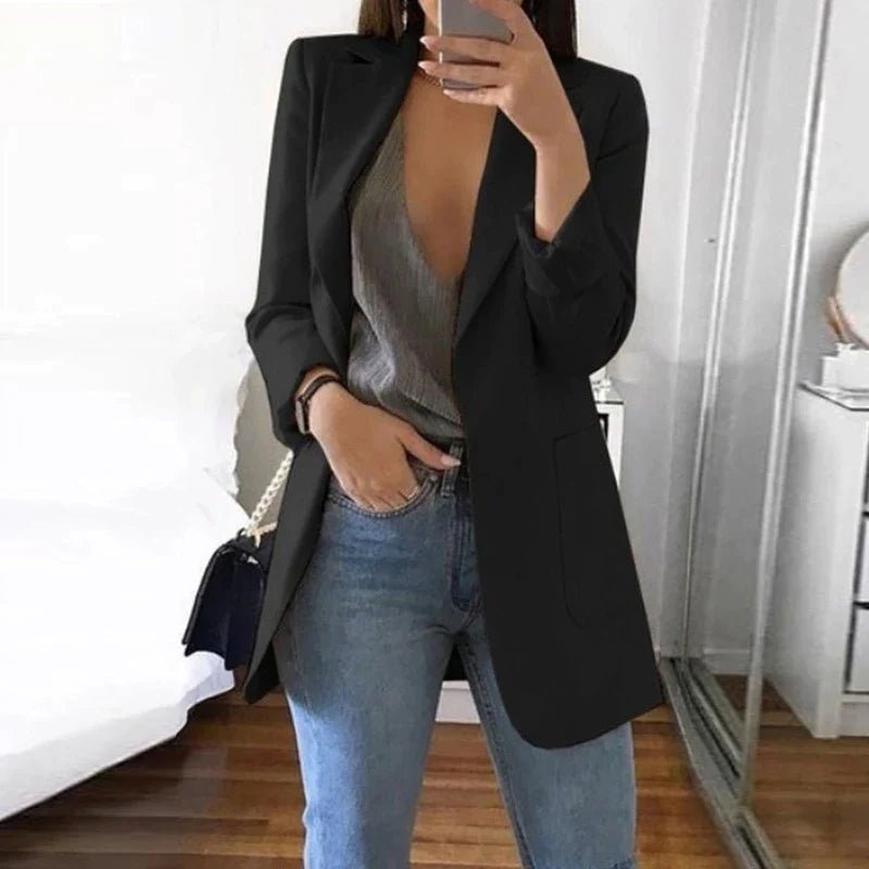 Blazer Alongado Oversized Fashionist - Loja Fact
