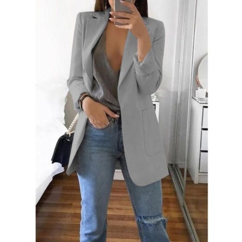 Blazer Alongado Oversized Fashionist - Loja Fact