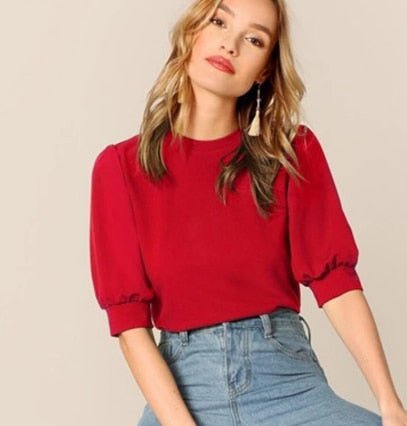 Blusa Casual Feminina - Loja Fact