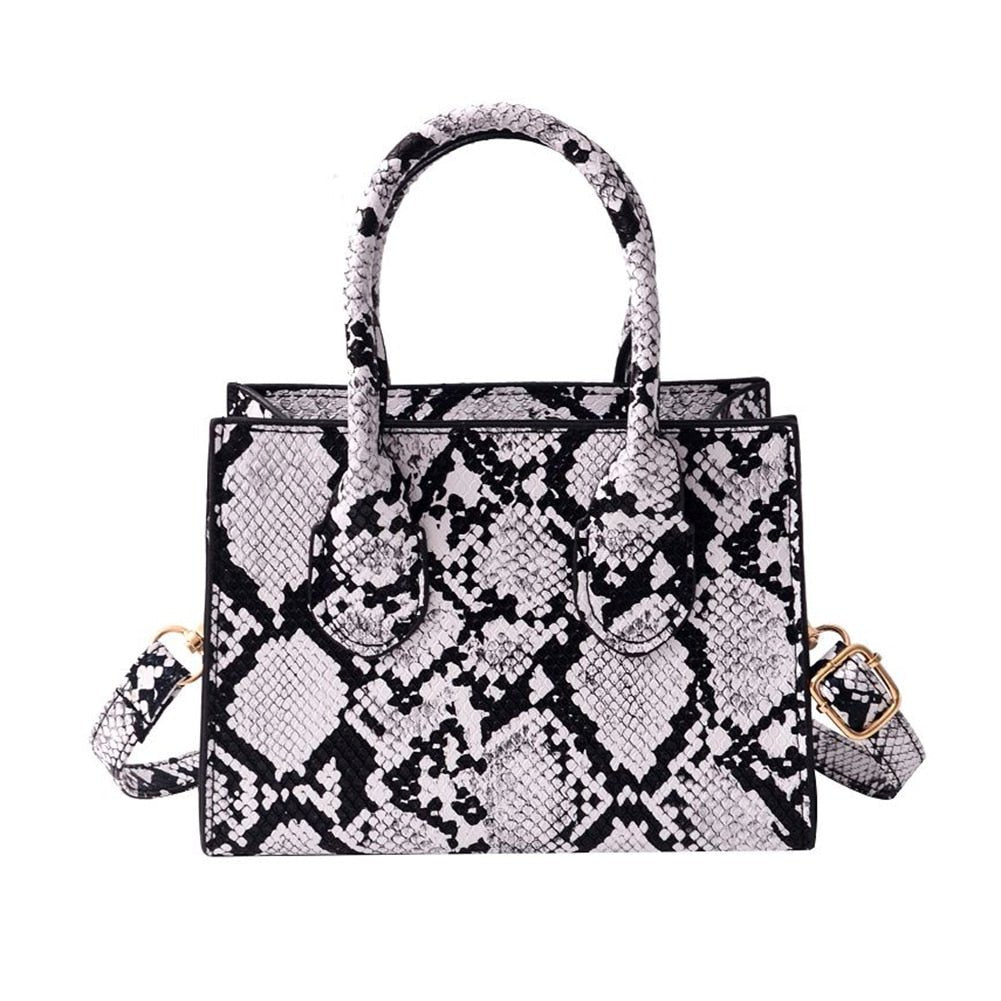Bolsa de Couro Animal Print - Loja Fact
