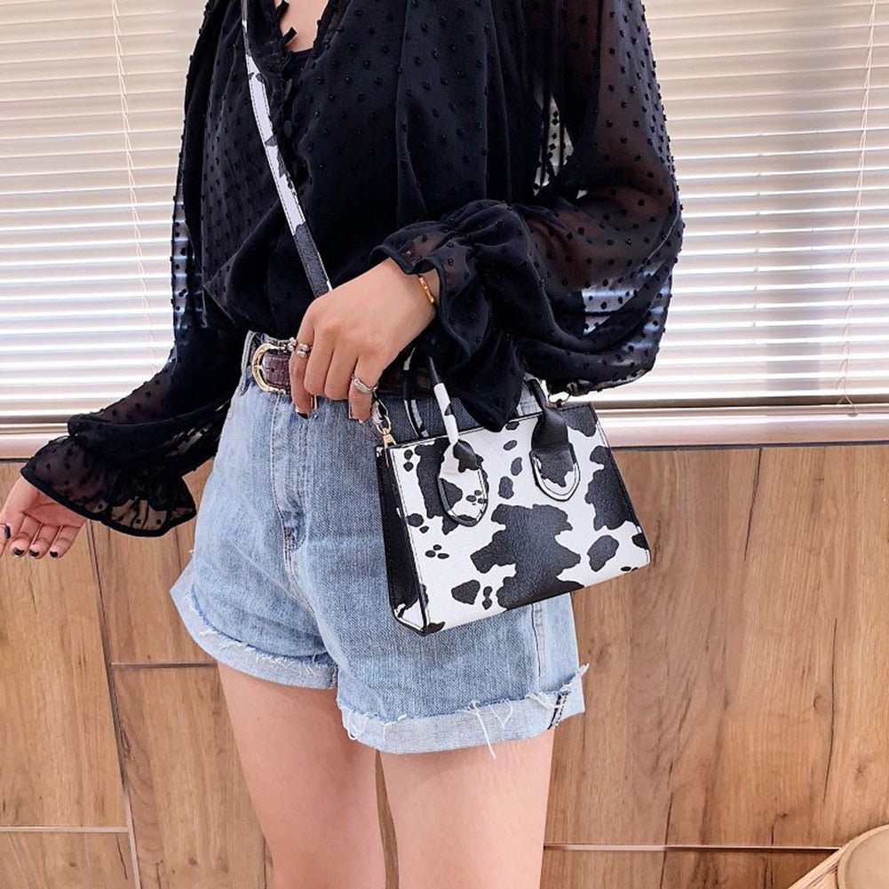 Bolsa de Couro Animal Print - Loja Fact