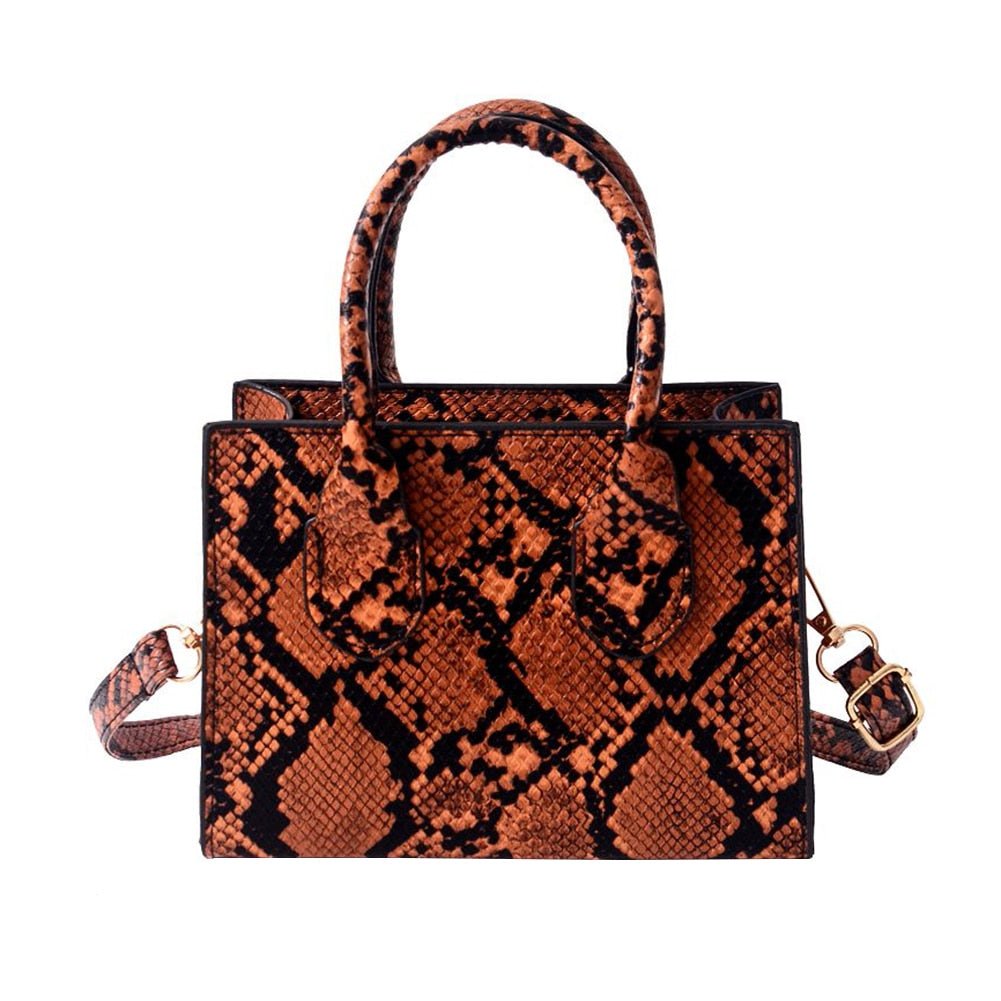 Bolsa de Couro Animal Print - Loja Fact