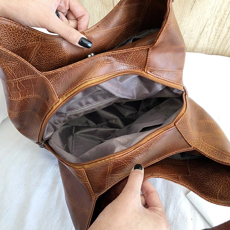 Bolsa de Couro Feminina Saco - Loja Fact