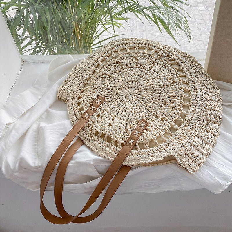 Bolsa de Praia de Palha Feita a Mão - Loja Fact