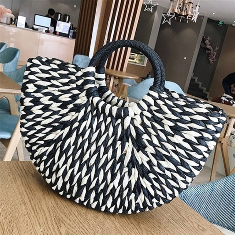 Bolsa de Praia de Palha Luxury - Loja Fact