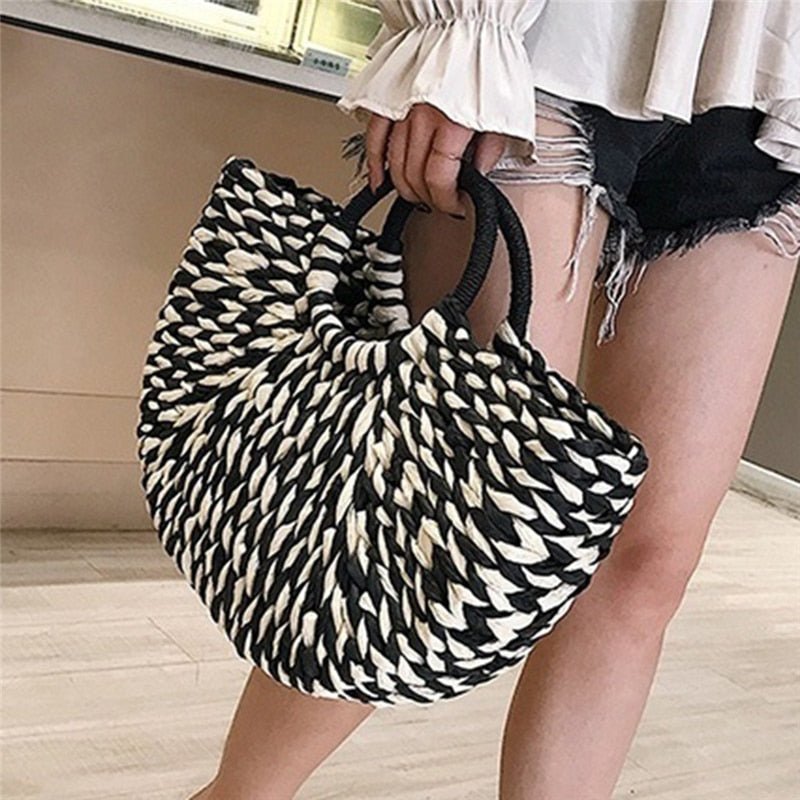 Bolsa de Praia de Palha Luxury - Loja Fact