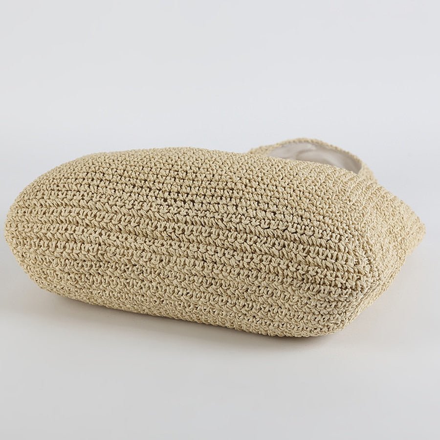 Bolsa de Praia de Palha Saco Feita a Mão - Loja Fact